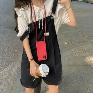 Jumper Shorts / Short-sleeve Collared Top