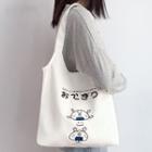 Rice Ball Print Canvas Tote Bag Rice Ball - White - One Size