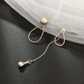 Non-matching Alloy Drop Earring