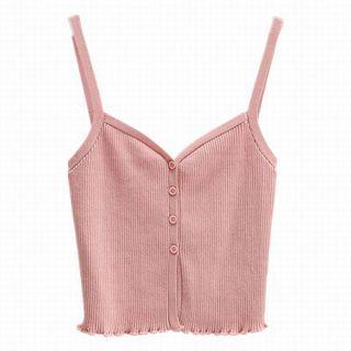 Button-up Spaghetti Strap Top