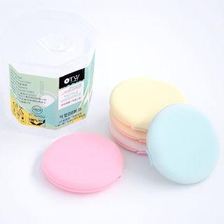 Set Of 5: Powder Puff 5 Pieces - As Shown In Figure - One Size