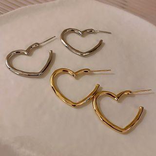 Heart Metal Earring