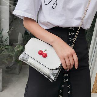 Cherry Transparent Crossbody Bag