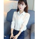 Textured Long-sleeve Shirt