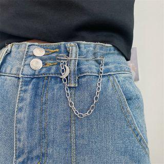 Chained Alloy Brooch