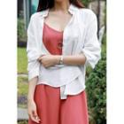 Set: Two-way Shirt + Camisole Top