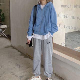 Zip Hoodie / Sweatshirt / Harem Pants