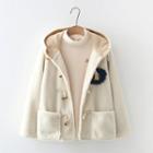 Hood Toggle Coat Fleece Lining - Off-white - One Size