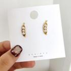 Faux Pearl Earring 1 Pair - Pod - One Size