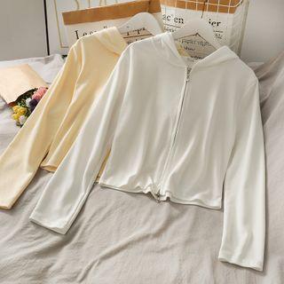 Cropped Hooded Light Jacket In 5 Colors