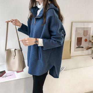 Half-zip Woven Hoodie