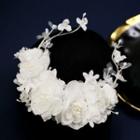 Wedding Floral Accent Hair Piece As Shown In Figure - One Size
