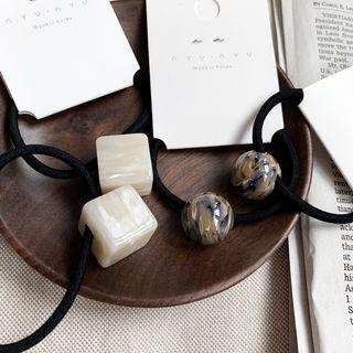 Cube / Bead Hair Tie