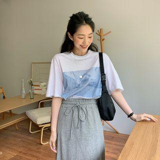 Boxy-fit Print T-shirt