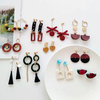 Wooden Earring (various Designs)