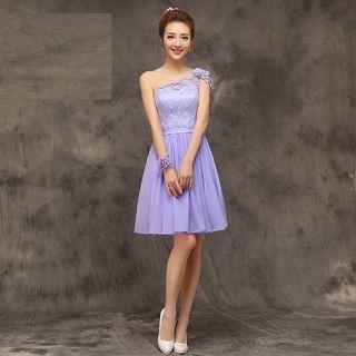 Mesh Bridesmaid Dress