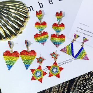 Faux Crystal Dangle Earring (various Designs)