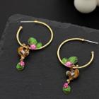 Sloth Earring Gold - One Size