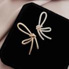 Non-matching Knot Earring 1 Pair - As Shown In Figure - One Size
