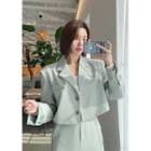 Pastel Formal Crop Blazer