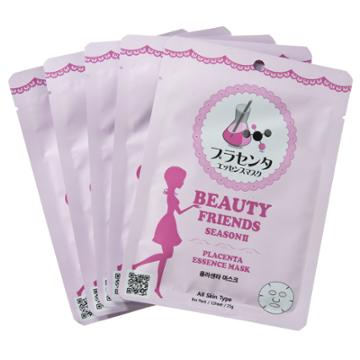 Mitomo - Beauty Friends Season Ii Essence Mask (placenta) 5 Pcs