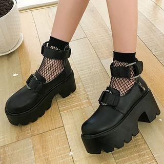 Strapped Platform Shoes