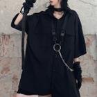 Elbow-sleeve Shirt / Body Chain / Set
