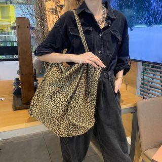 Zebra Print Canvas Tote Bag
