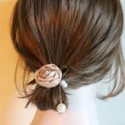 Rose Hair Tie Coffee Gray - One Size