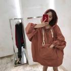 Long Sleeve Pocket Front Hooded Top