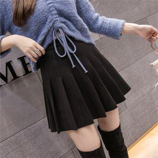 High-waist Pleated Skort