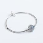Ball Accent Bracelet Ins - Silver & Gray - One Size