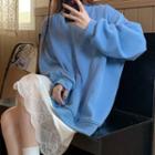 Sweatshirt / Sleeveless Lace Dress