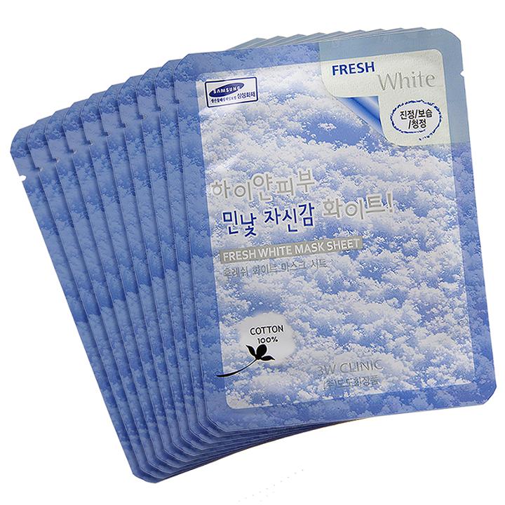3w Clinic - Fresh White Mask Sheet 10 Pcs