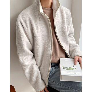High-neck Zip-up Dumble Jacket