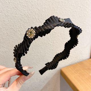 Embellished Headband 01 - Black - One Size
