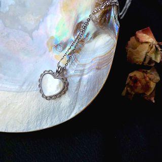 925 Sterling Silver Shell Pendant Necklace 925 Silver - Necklace - Silver - One Size