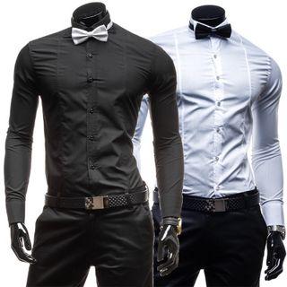 Bow Long-sleeve Shirt