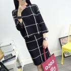 Set: 3/4-sleeve Sweater + Pencil Skirt