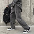 Drawstring-cuff Cargo Jeans