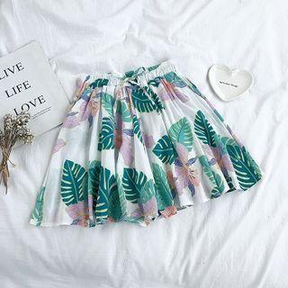 Leaf Print Culottes