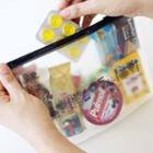 Illustrated Transparent Pouch - (l)