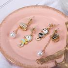 Non-matching Seahorse Drop Earring