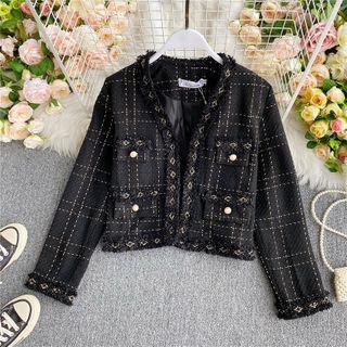 Check Tweed Blazer