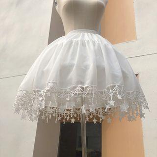 Star Fringed A-line Skirt