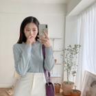 Pastel Color Pointelle Sweater