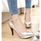 Shimmer Pointy-toe High-heel Pumps