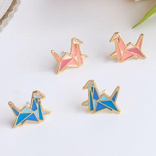 Alloy Origami Crane Earring