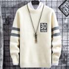 Two Tone Numbering Sweater