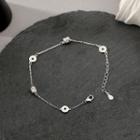 925 Sterling Silver Love Lettering Bracelet Silver - One Size